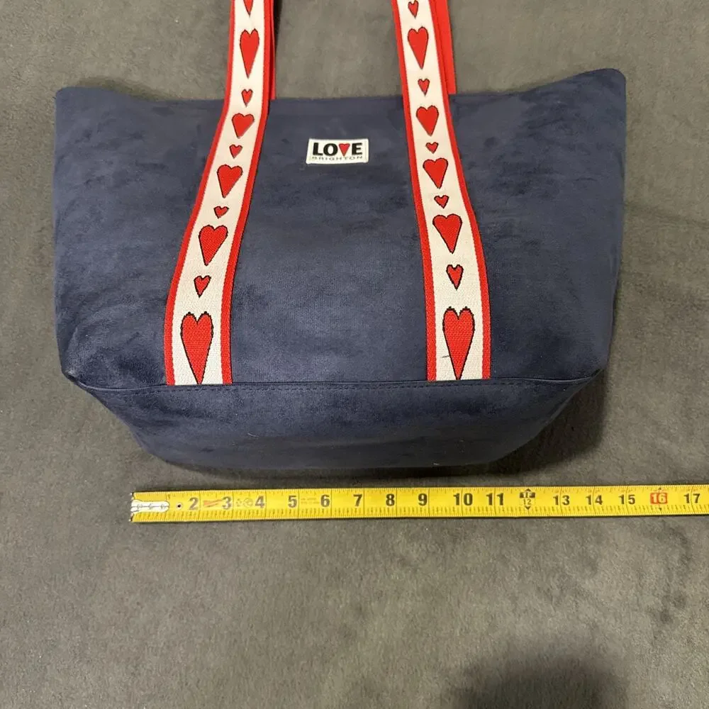 Brighton Love 2025 Limited Edition Velveteen Tote Bag 17